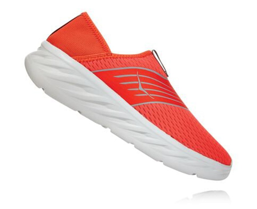 Sandalias Hoka One One Hombre - Ora Recovery - Rojas - IZP325410